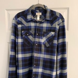 Diesel blue flannel men’s XL